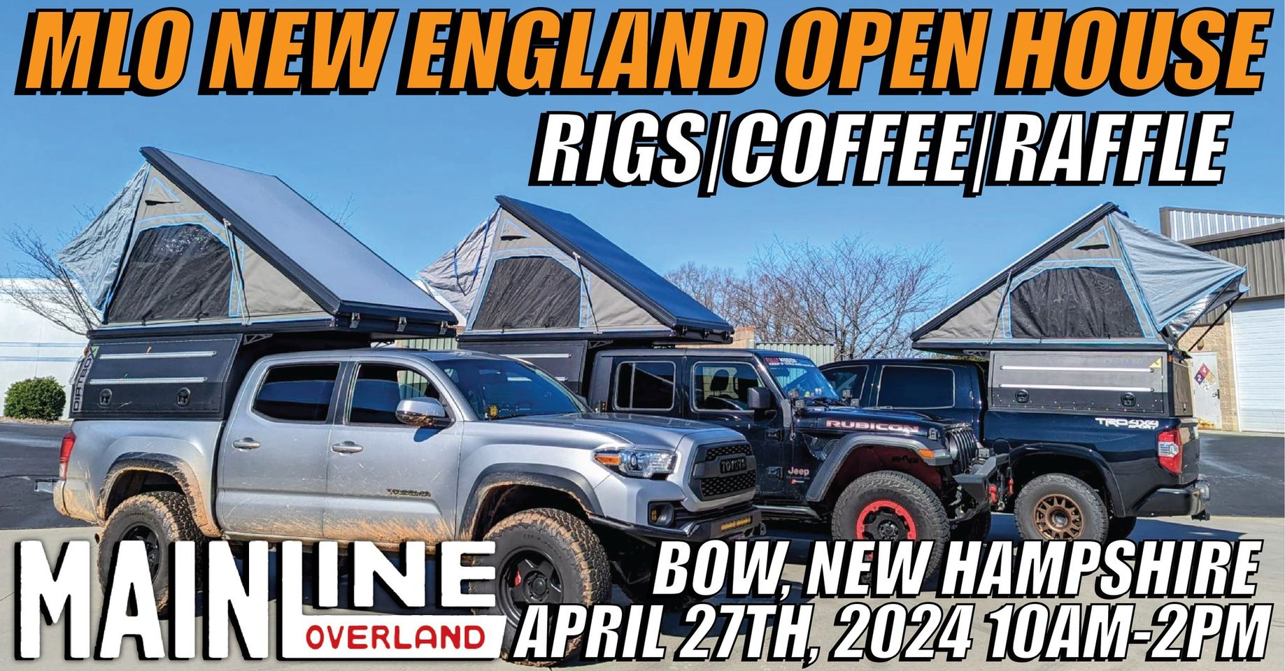 Main Line Overland Open House Event (Bow, NH)