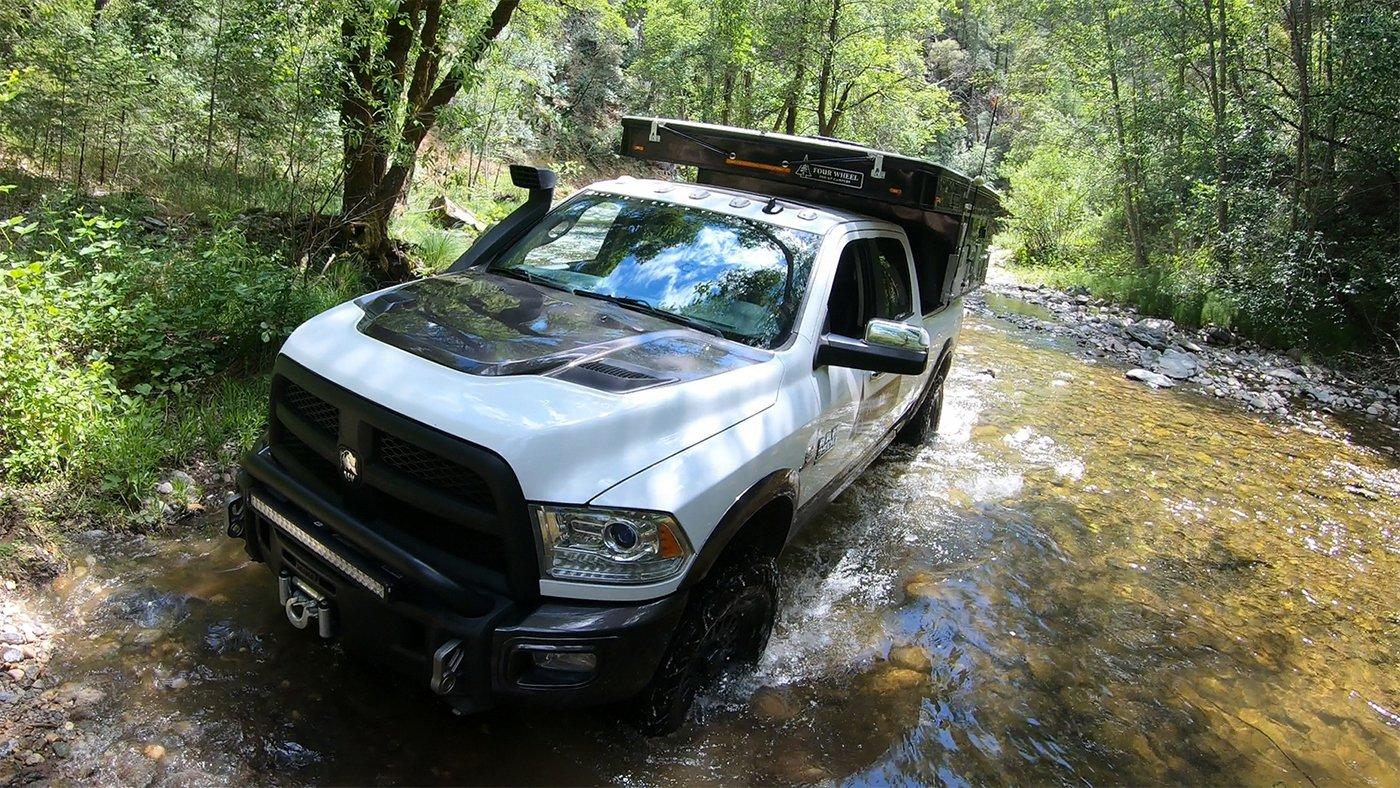 Adventure in the Four Wheel Camper AEV RAM 3500 HD Rig: Off Road Escape from a Storm – Savage Camper