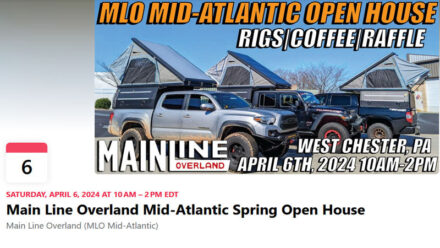 Main Line Overland Open House (West Chester, PA)