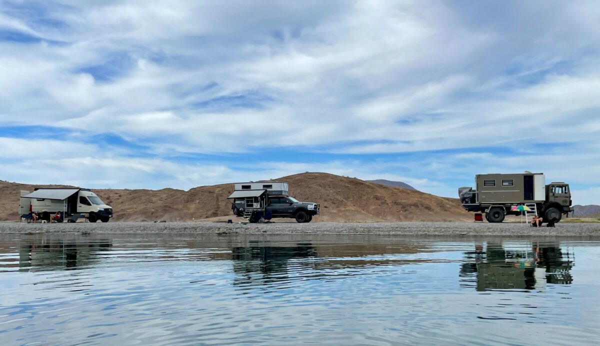 Overlanding in Baja California, Mexico Beach Camping with Four Wheel Pop Up Truck Campers
