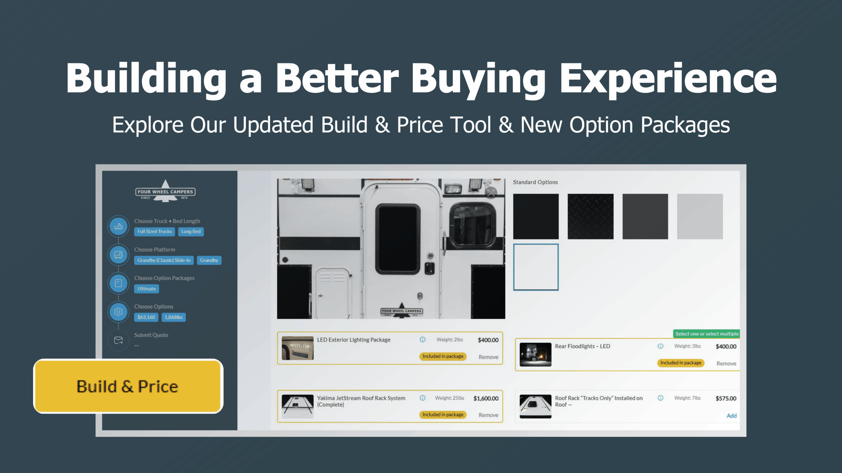 Building a Better Buying Experience: Explore Our Updated Build & Price Tool and New Option Packages