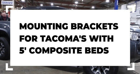 Tacoma Bed Bar Installation Kit (Tacoma, CrewCab, Short 5.0′ Bed)